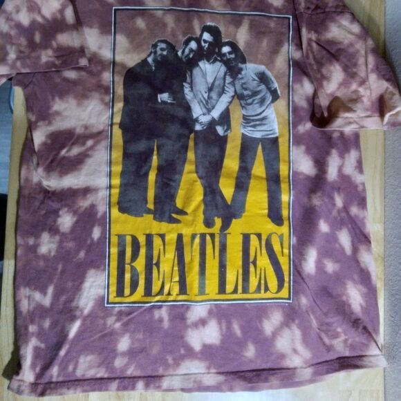 Vintage The Beatles Tie Dye T-Shirt - Picture 2 of 9